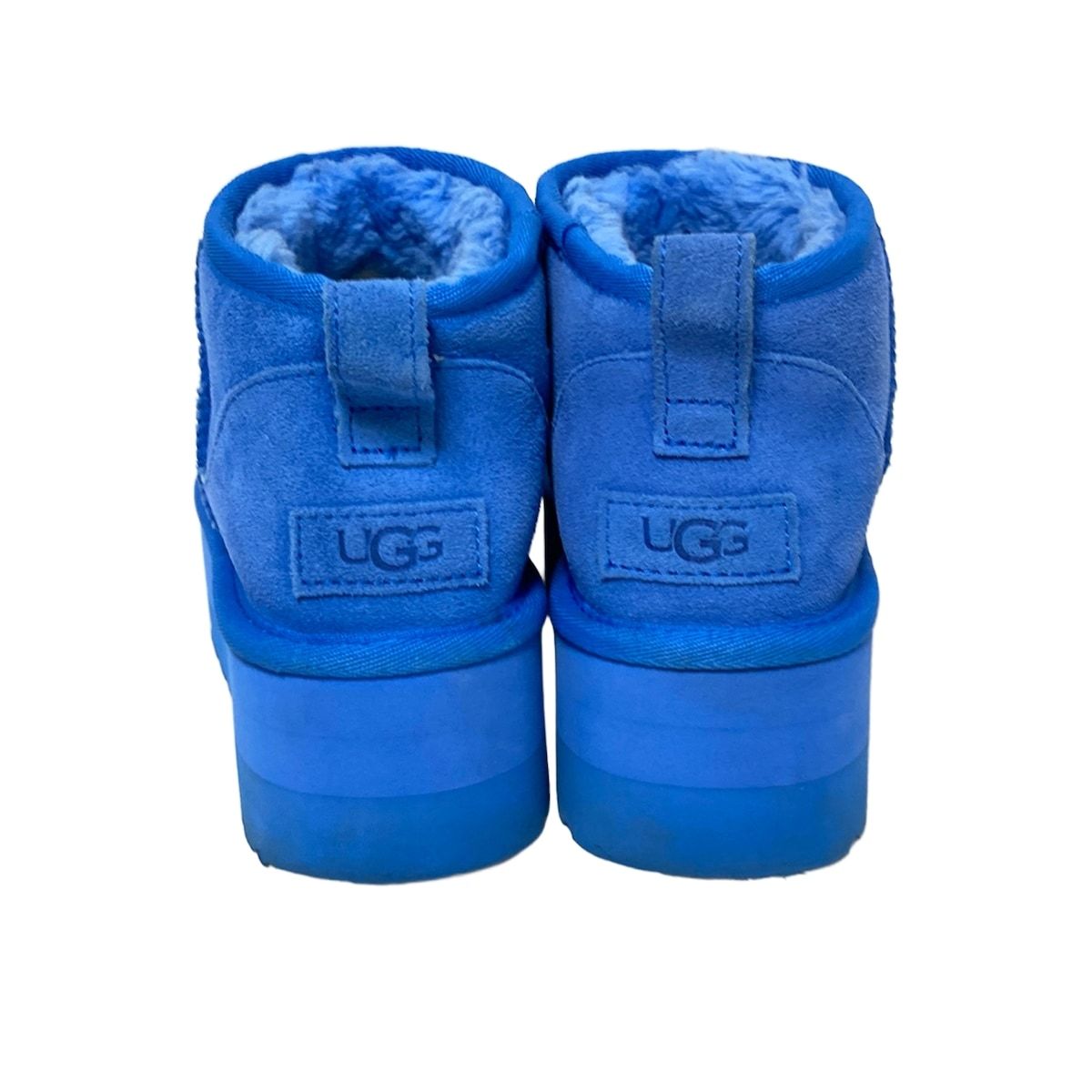 UGG アグ ショートブーツ 24 レディース クラシック ウルトラ ミニ プラットフォーム 1135092 ブルー ムートン KIN-KAAI_COM