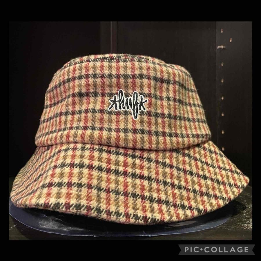 HUF WATSON TWEED BUCKET BROWN L/XL - メルカリ