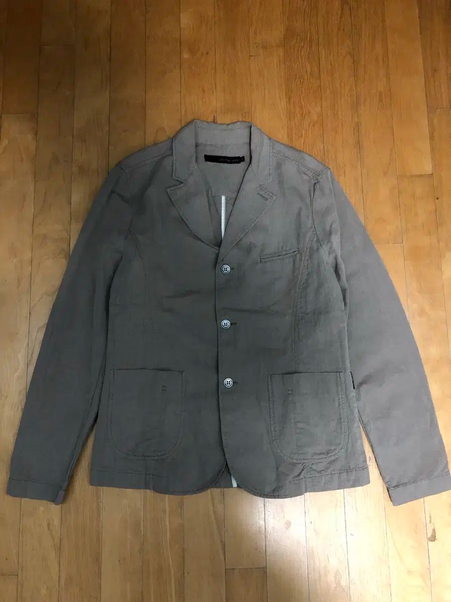 【雷市場（ポンジャン）商品韓国直送】 Calvin Klein(カルバ・ンクライン) ジーンズ リネン シングル スポーツ ジャケット M