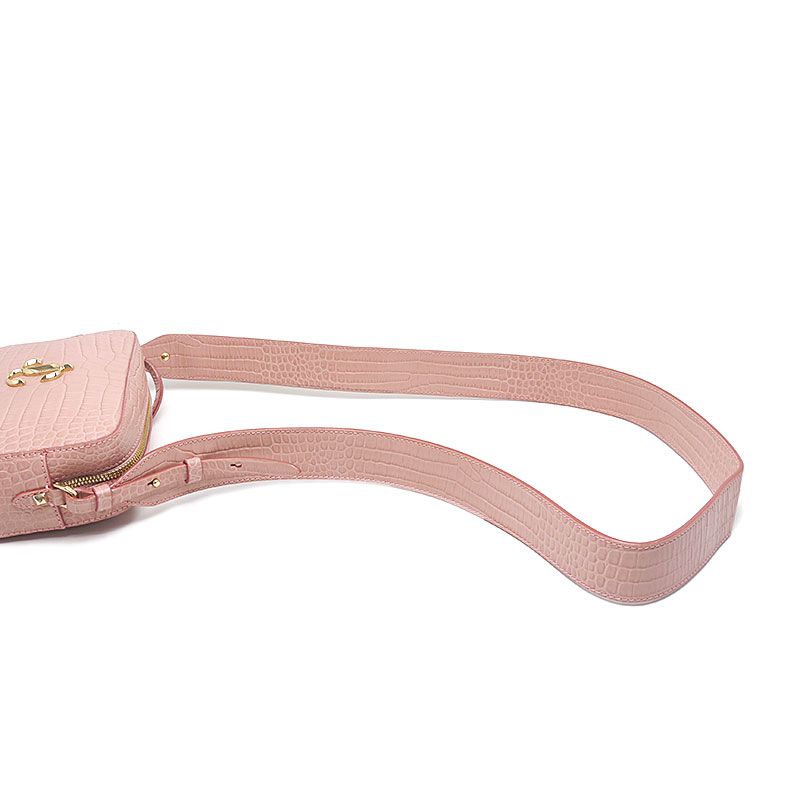 【Jimmy Choo/ジミーチュウ】クロコ型押しチェルシーショルダーバッグ ジミーチュウ JIMMY CHOO ロゴ クロコ型押し ショルダー バッグ