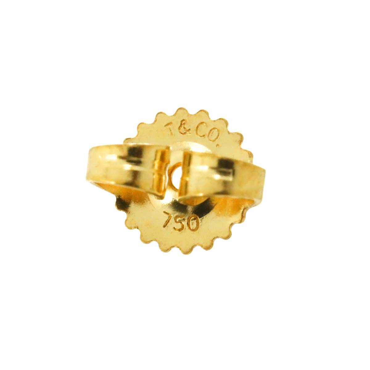 ティファニー TIFFANY&Co. アコヤ真珠 6.8mm ピアス K18 YG