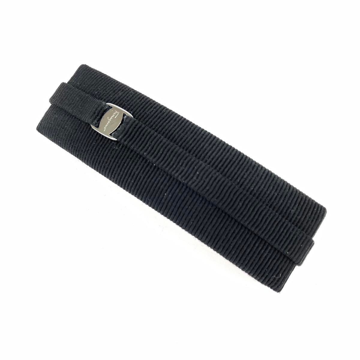 Ferragamo ヴァラ ヴァレッタ ブラック Salvatore Ferragamo サルヴァトーレフェラガモ バレッタ/ヴァラ