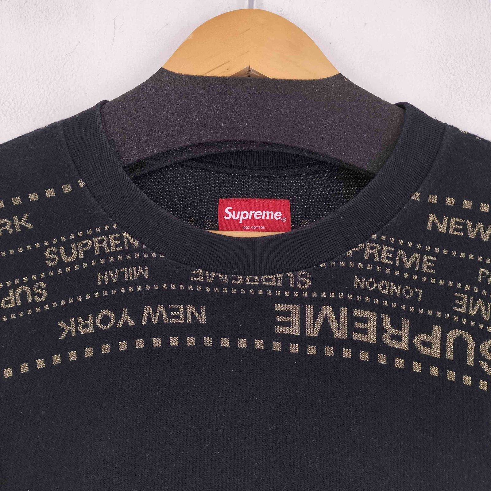 シュプリーム Supreme 19SS Metallic Jacquard Crewneck メンズ import 
