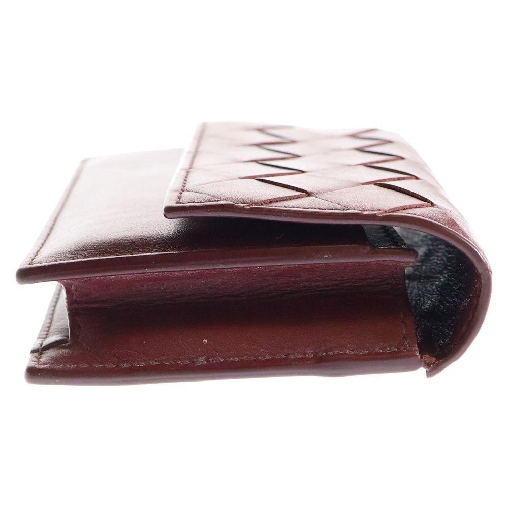  BOTTEGA VENETA ボッテガヴェネタ イントレチャート パスケース 名刺入れ レザー バーガンディ 605720 名刺入れ 小物