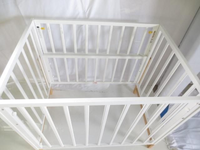 【専用】大和屋　キホン　ベビーベッド　ホワイト　尼崎・大阪 楽天市場】ベビーベッド キャスター付き キホン ベビーベッド kihon