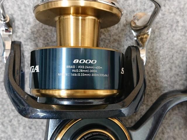 未使用品】 ダイワ 20 ソルティガ 8000-P スピニングリール SALTIGA