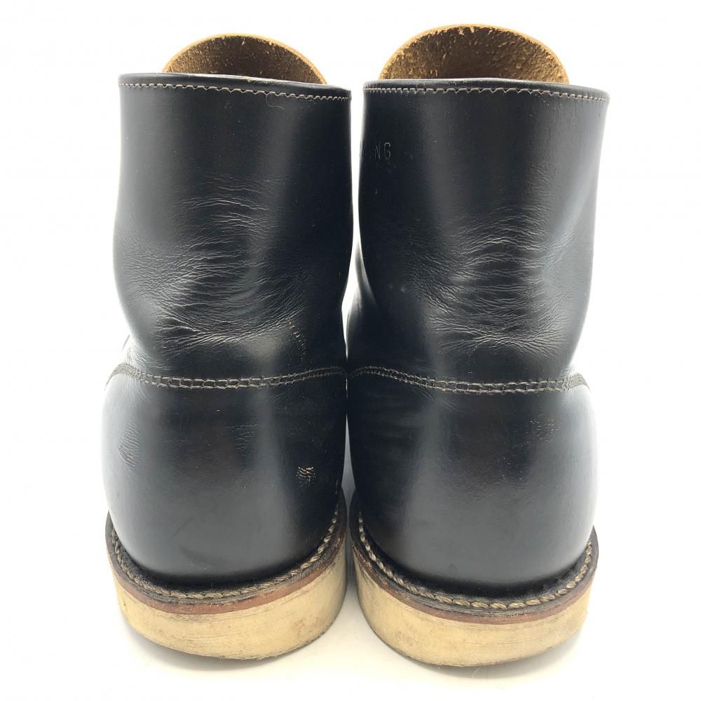 【中古】RED WING 9870 アイリッシュセッター 復刻犬タグ サイズ8 1/2D ブラック ブーツ レッドウィング[17]