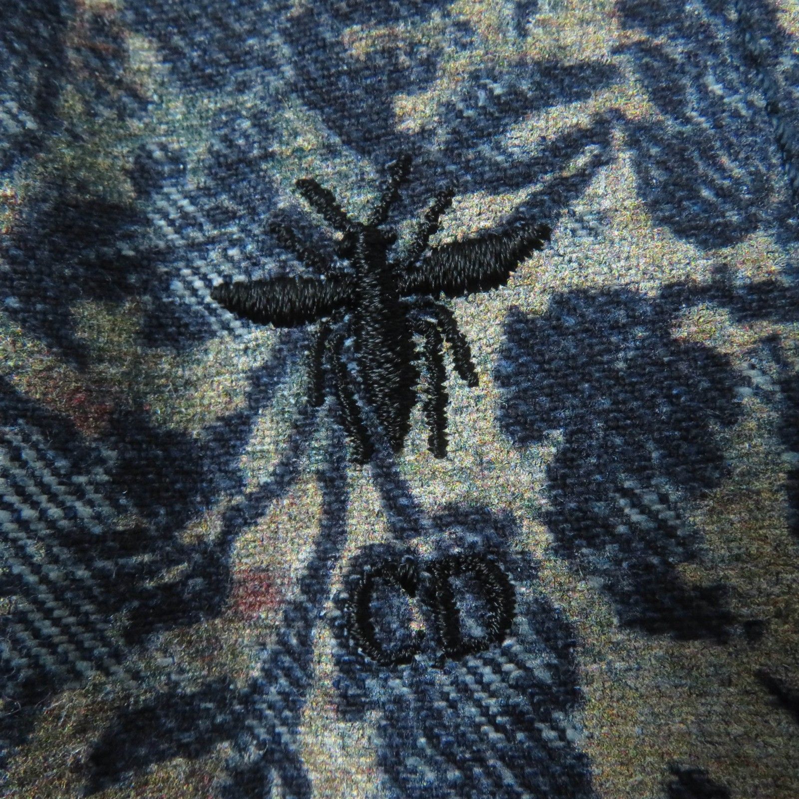 極美品☆Christian Dior クリスチャンディオール 252B23A3568 BEE刺繍 デニム ビスチェ トップス インディゴ 38 正規品 レディース 極美品☆Christian Dior クリスチャンディオール 252B23A3568