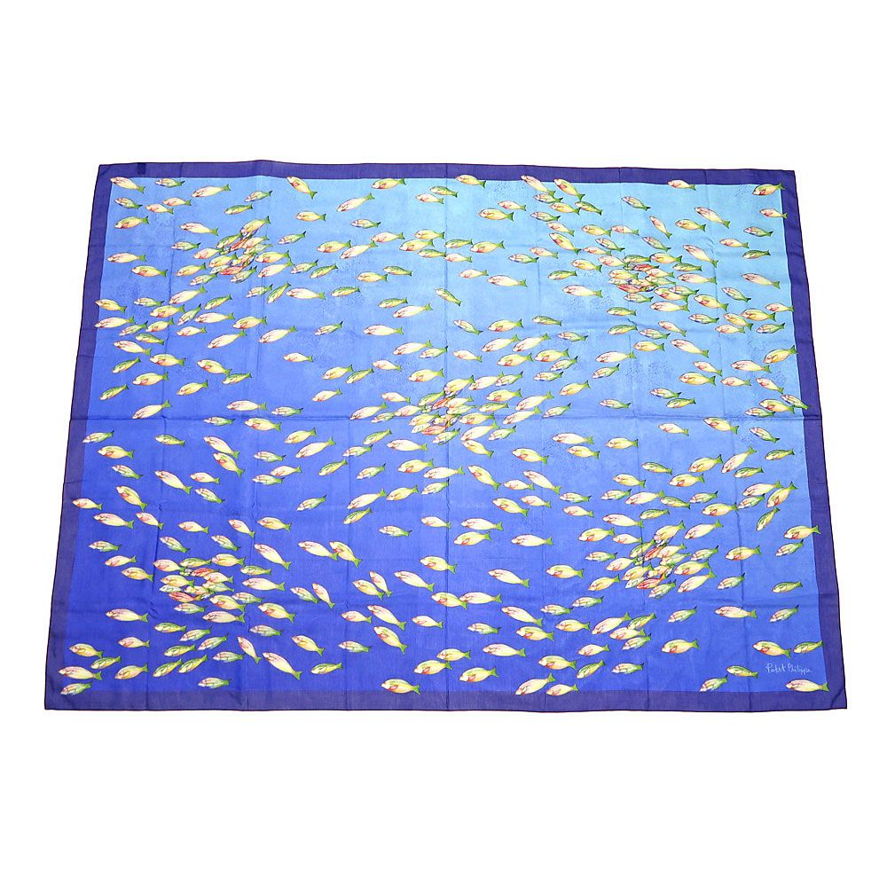 新品 パテックフィリップ ストール スカーフ 大判 ターコイズブルー