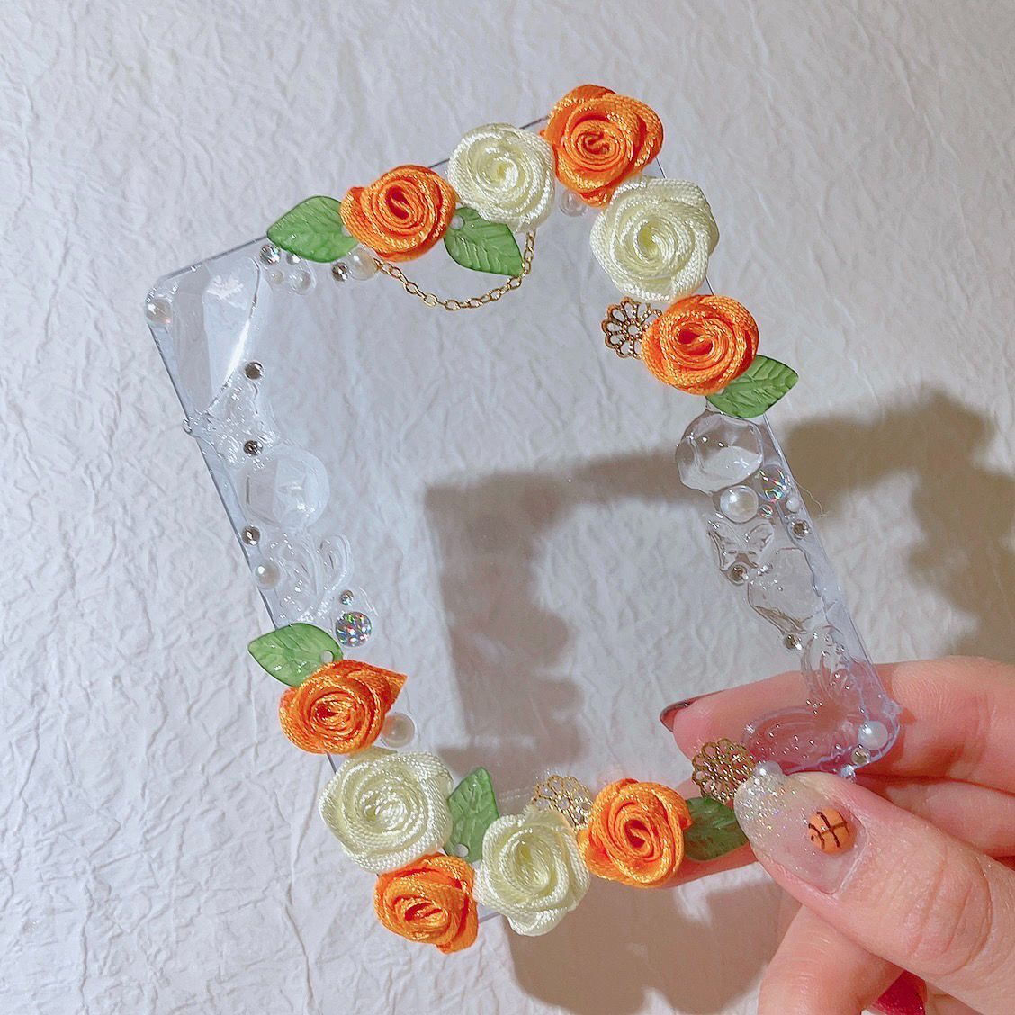 B8】オレンジバラとキラうる🍊硬質ケース／トレカケース - メルカリ