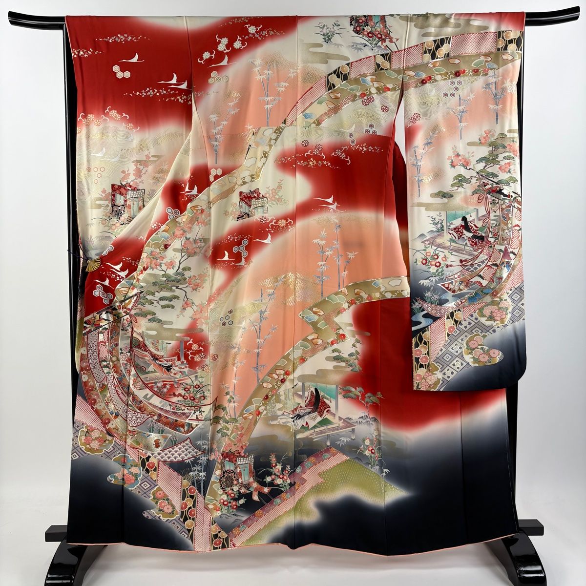 647.正絹振袖、165ぐらい、 647.正絹振袖、165ぐらい、