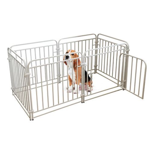 Aikenn犬サークルペットフェンスペットケージペットサークルドア付き