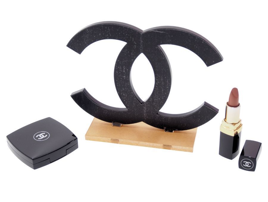 シャネル 店舗ディスプレイ オブジェ 置物 ブラック ココマーク 台座
