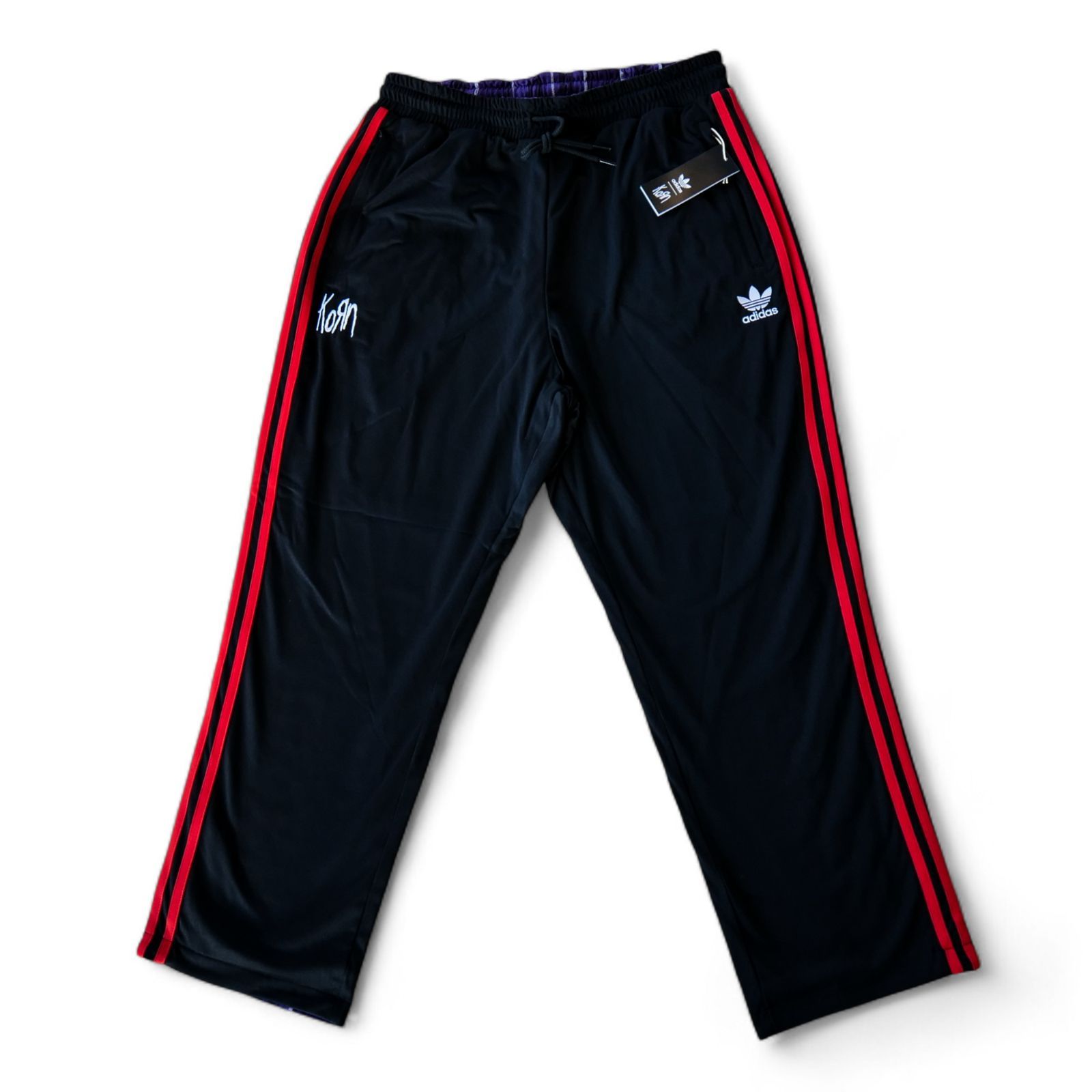 adidas × KORN リバーシブル トラックパンツ Mサイズ ブラック MS  