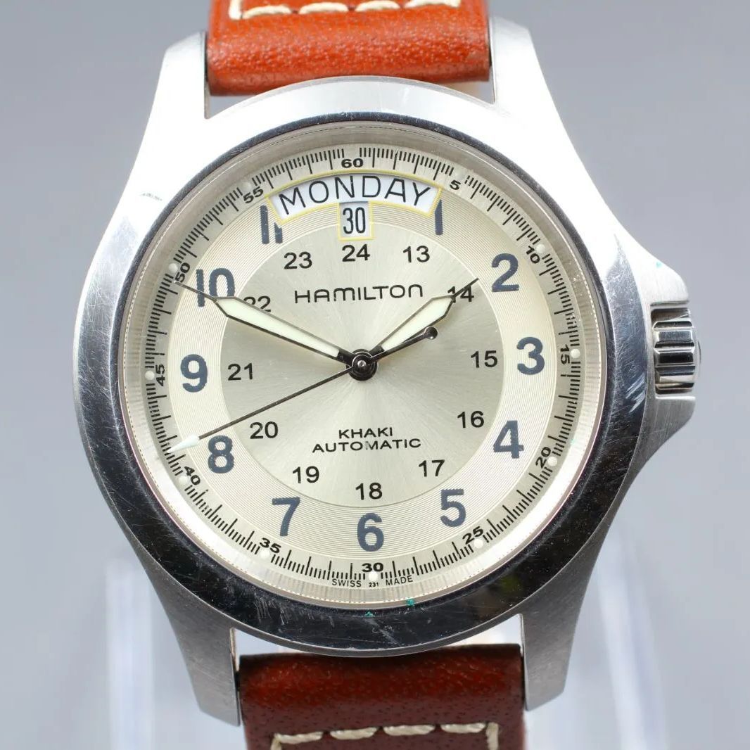 Hamilton ハミルトンカーキ　H644550 自動巻き HAMILTON/ハミルトン】 H644550 カーキキング 裏スケ H64455133