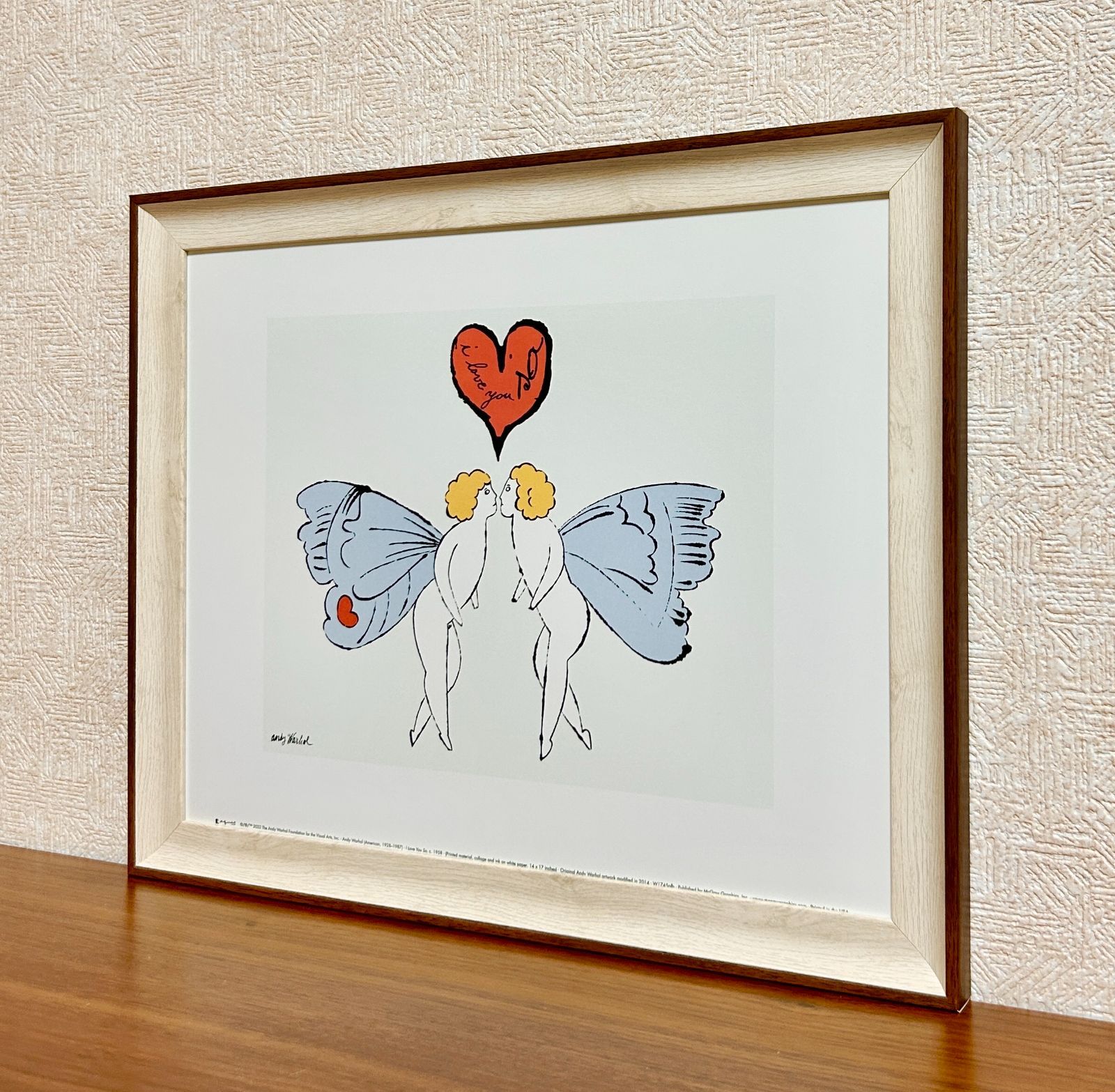 新品☆額縁付アートポスター(BRUCE MCGAW GRAPHICS)☆アンディ