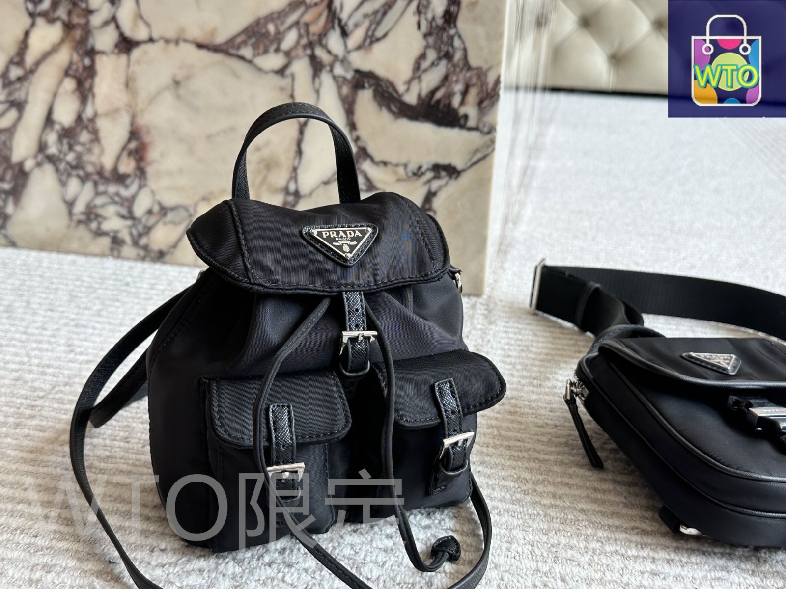 関税送料込み♦PRADA ミニショルダーバッグ ☆送料・関税込☆PRADA☆レザー mini shoulder bag☆正規品