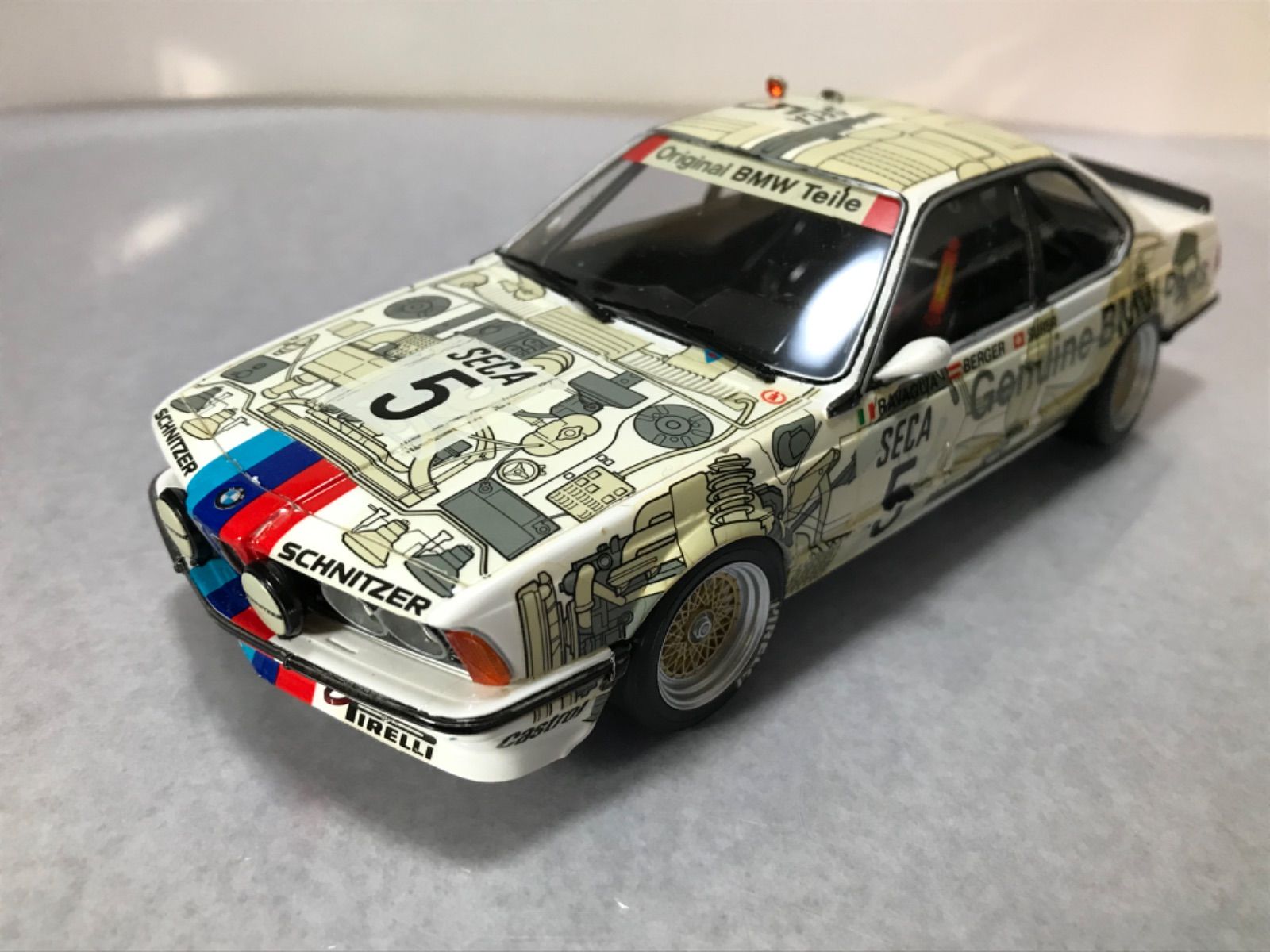 BMW 1&frasl;24 タミヤ BMW 635CSi グループA レーシングカー プラモデル