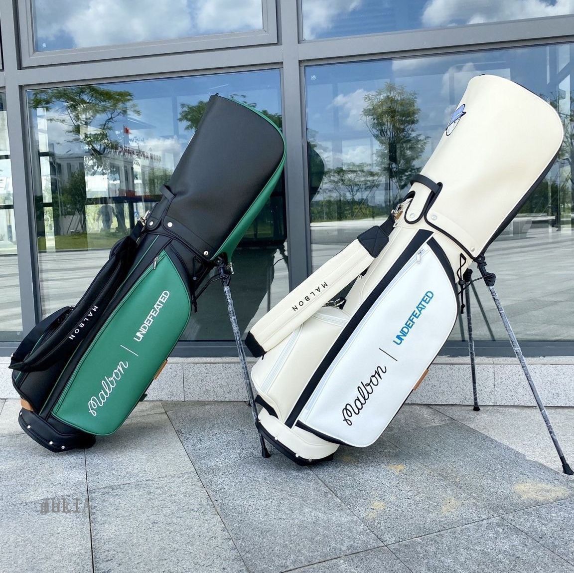 新品・未使用】MALBON GOLF キャディバッグ UNDEFEATEDコラボ