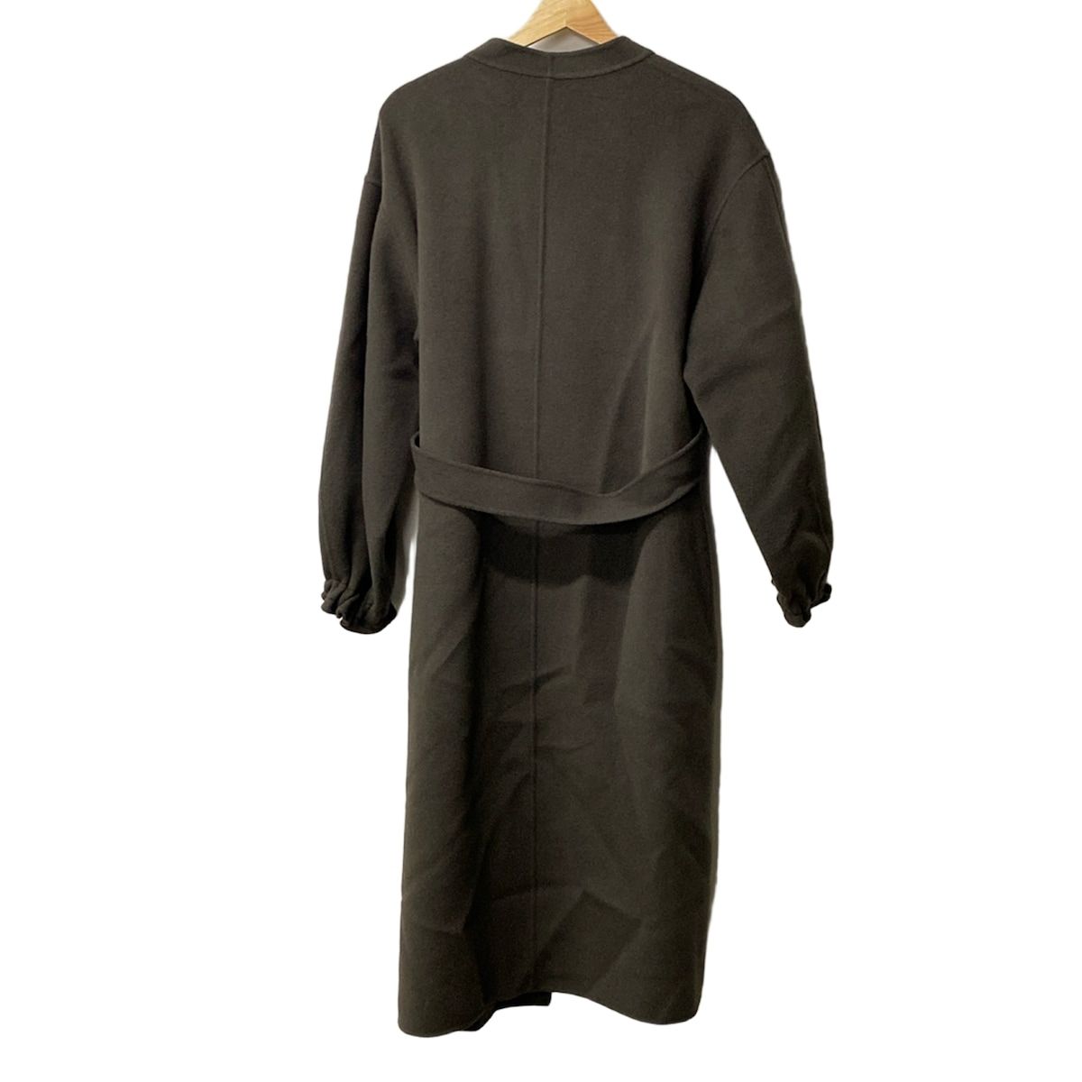 NOBLE ノーブル コート サイズ38 M レディース - ダークグレー 長袖 ロング丈 秋 冬