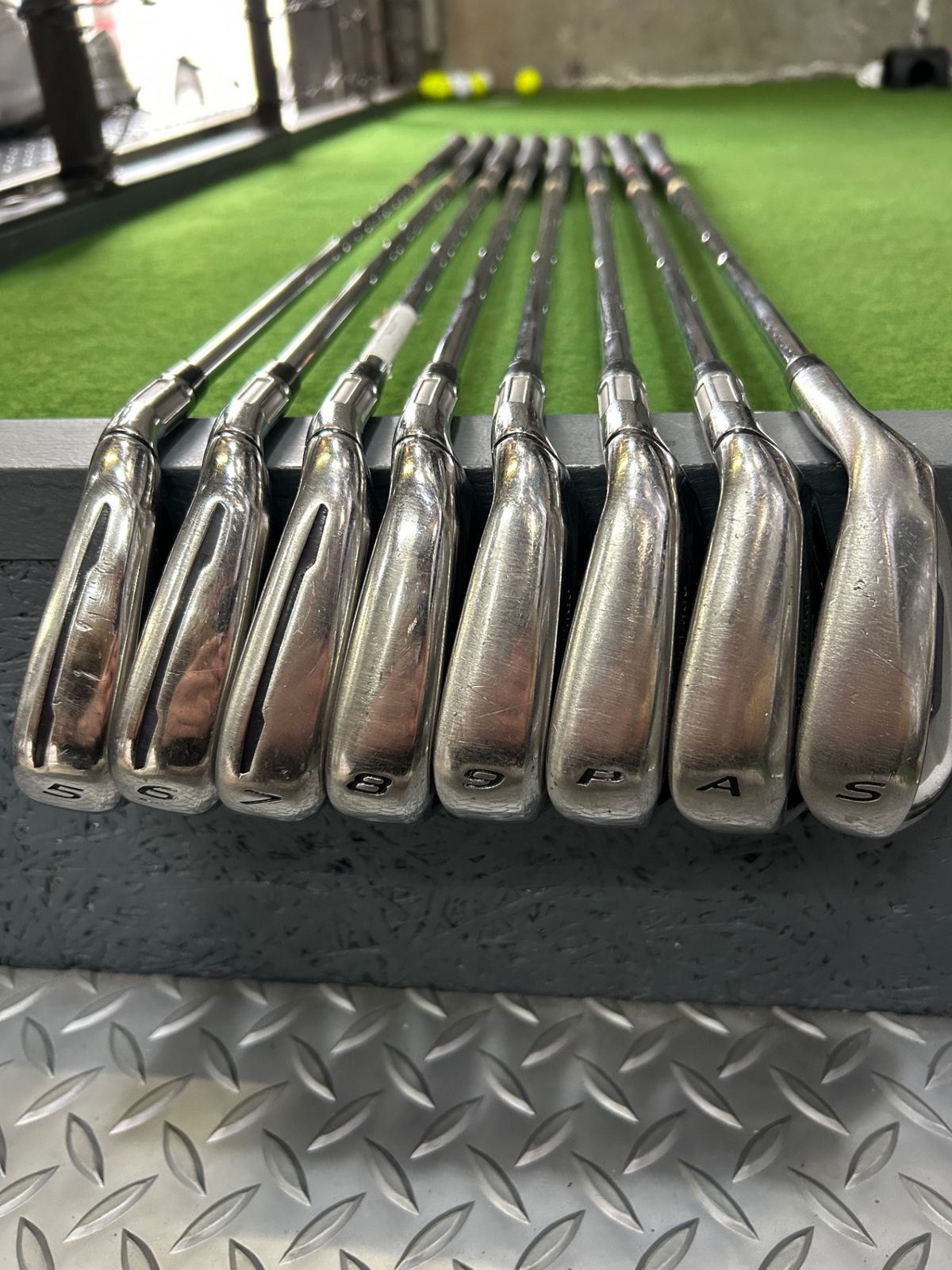 テーラーメイド M2(2017) 5-Pw•Aw•Sw 8本セット 中古 REAX 90 S