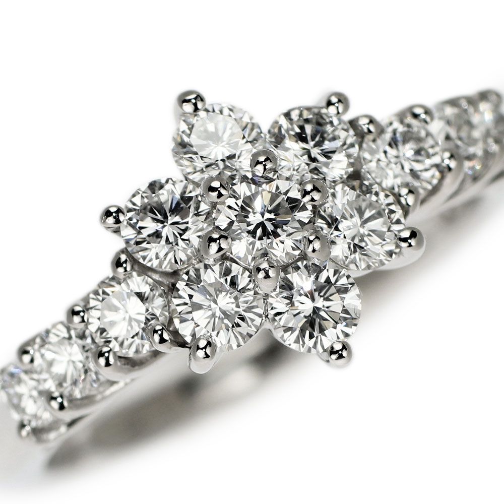 SUWA Pt950 ダイヤモンド リング Pt950 SUWA ダイヤモンド リング