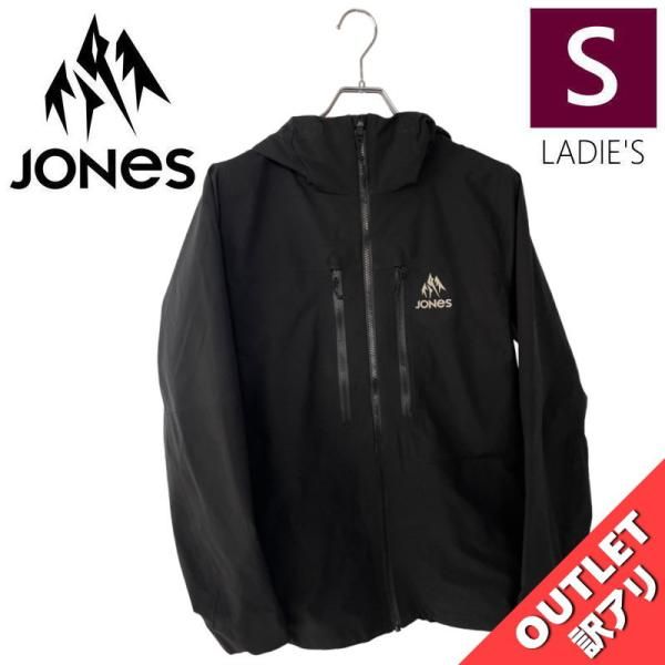 【OUTLET】23-24 JONES SHRALPINIST STRETCH RECYCLED JKT STEALTH BLACK Sサイズ レディース スノーボード スノボウェア ジャケット