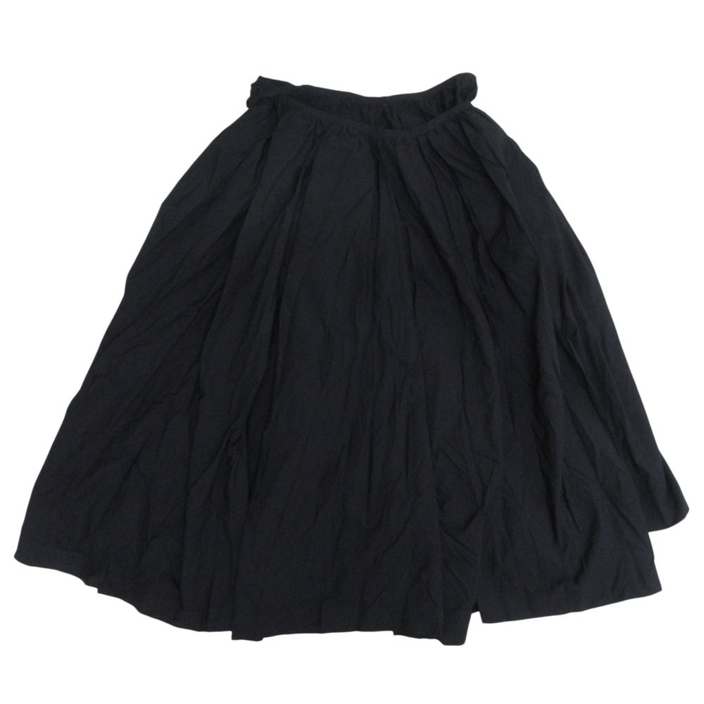 美品✨️トリココムデギャルソン 近年 アシンメトリー ラップスカート 黒 Mサイズ 希少タグ付き COMME des GARONS トリココムデギャルソン