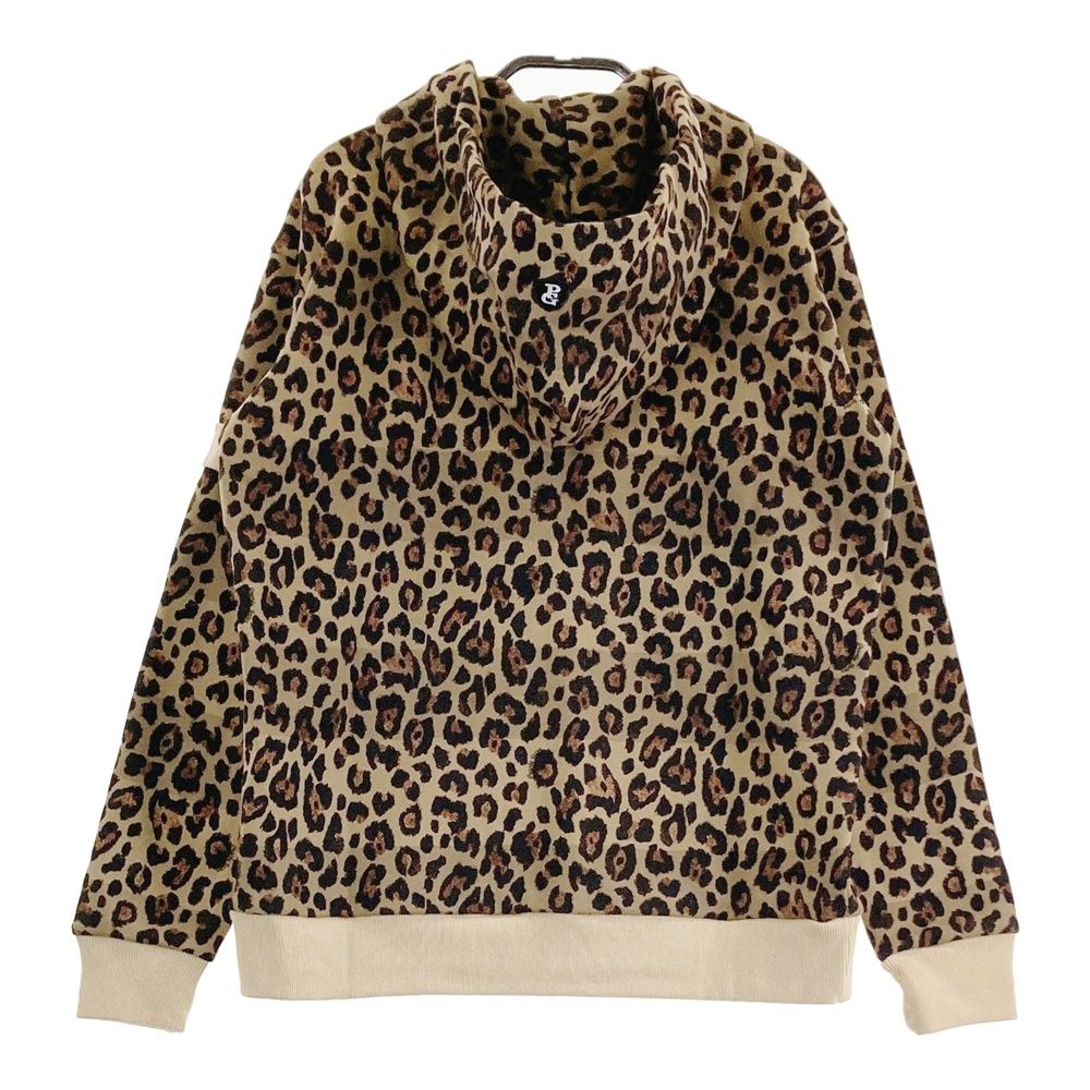 サイズ 0 PEARLY GATES パーリーゲイツ 055-2262004 ジップパーカー レオパード ボーダー柄 ブラウン系 240101543654 ゴルフウェア レディース ストスト