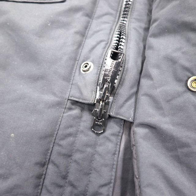 carhartt N-3B ダウンジャケット L ブラック ナイロン 中綿 ファー着脱式 ドローコード ANCHORAGE PARKA