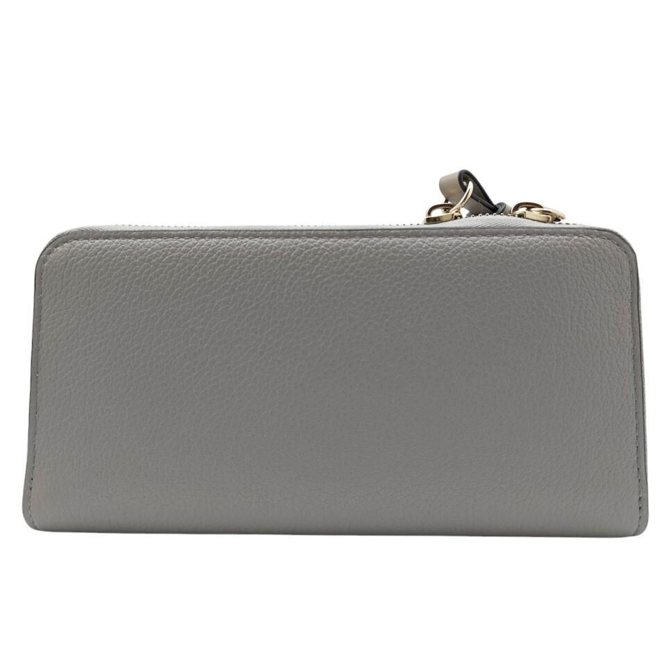 未使用品】Chloe クロエ 財布 長財布 ロングウォレット レザー グレー  