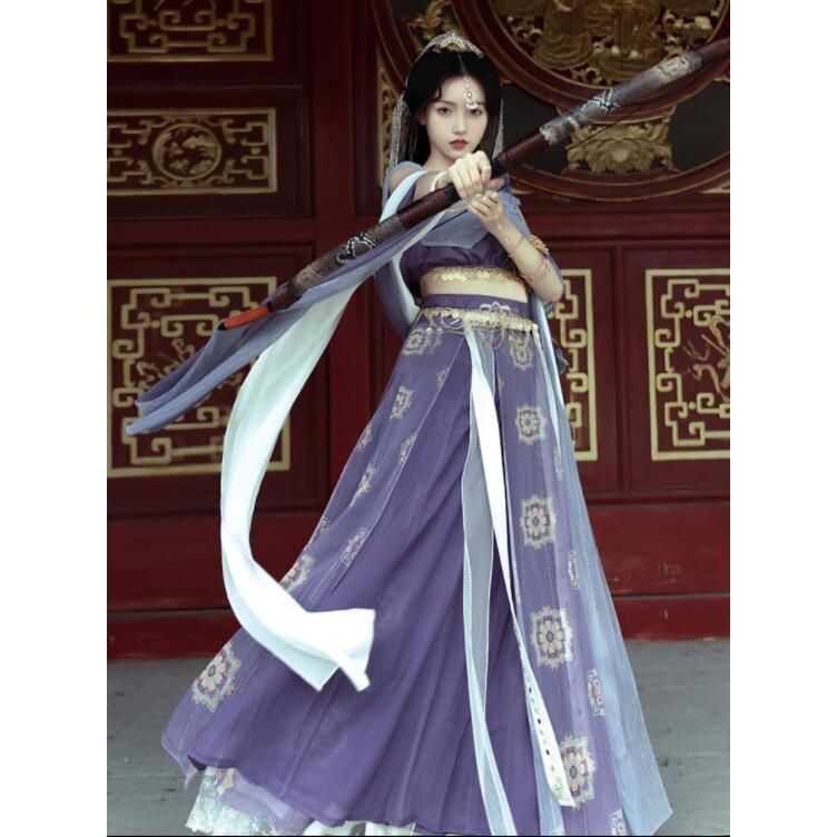 ♥ 中華コスプレ衣装 アラビアン衣装 敦煌古典舞踊ダンス衣装 チャイナ風 華流 コスチューム11点セット 古代 宮廷踊り ダンス衣裳 チャイナ服 ハロウィン BJ0929ML