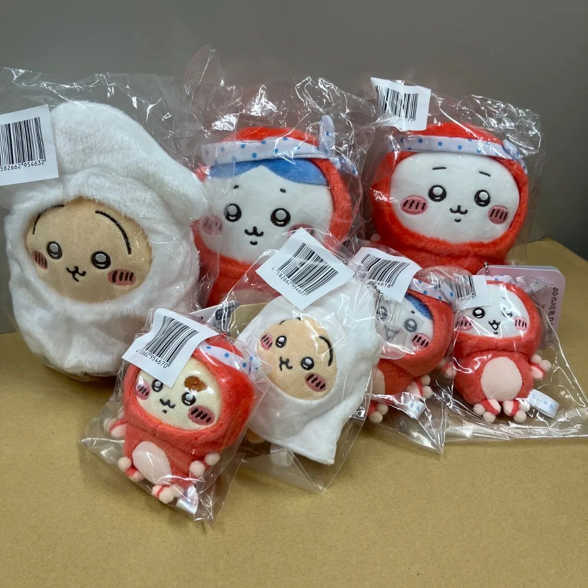 ちいかわ☆たこイカくじ D賞 うさぎ 4点セット ちいかわ たこイカくじ D賞 たこイカマスコット 6種セット