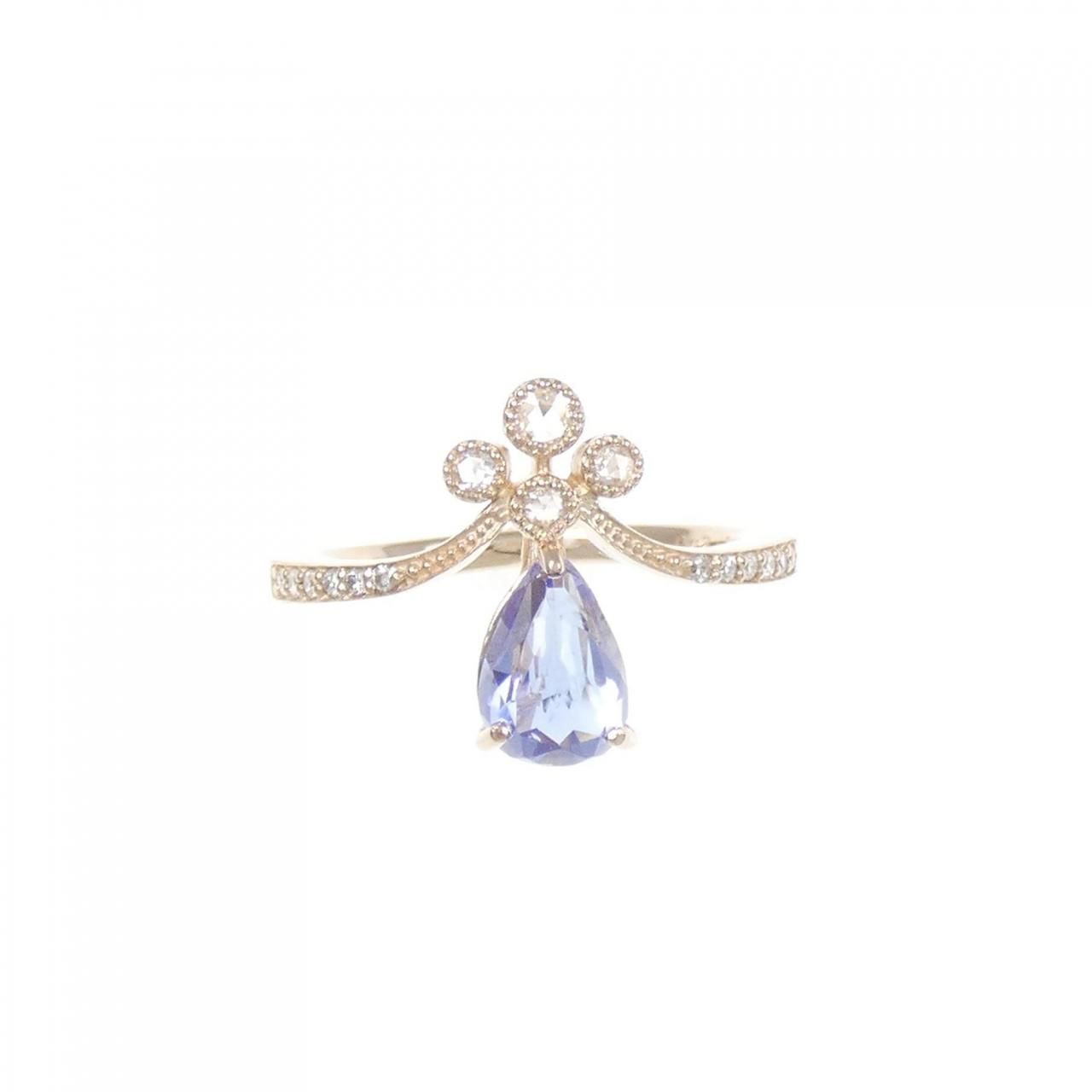 K18PG タンザナイト リング 0.93CT - メルカリ 