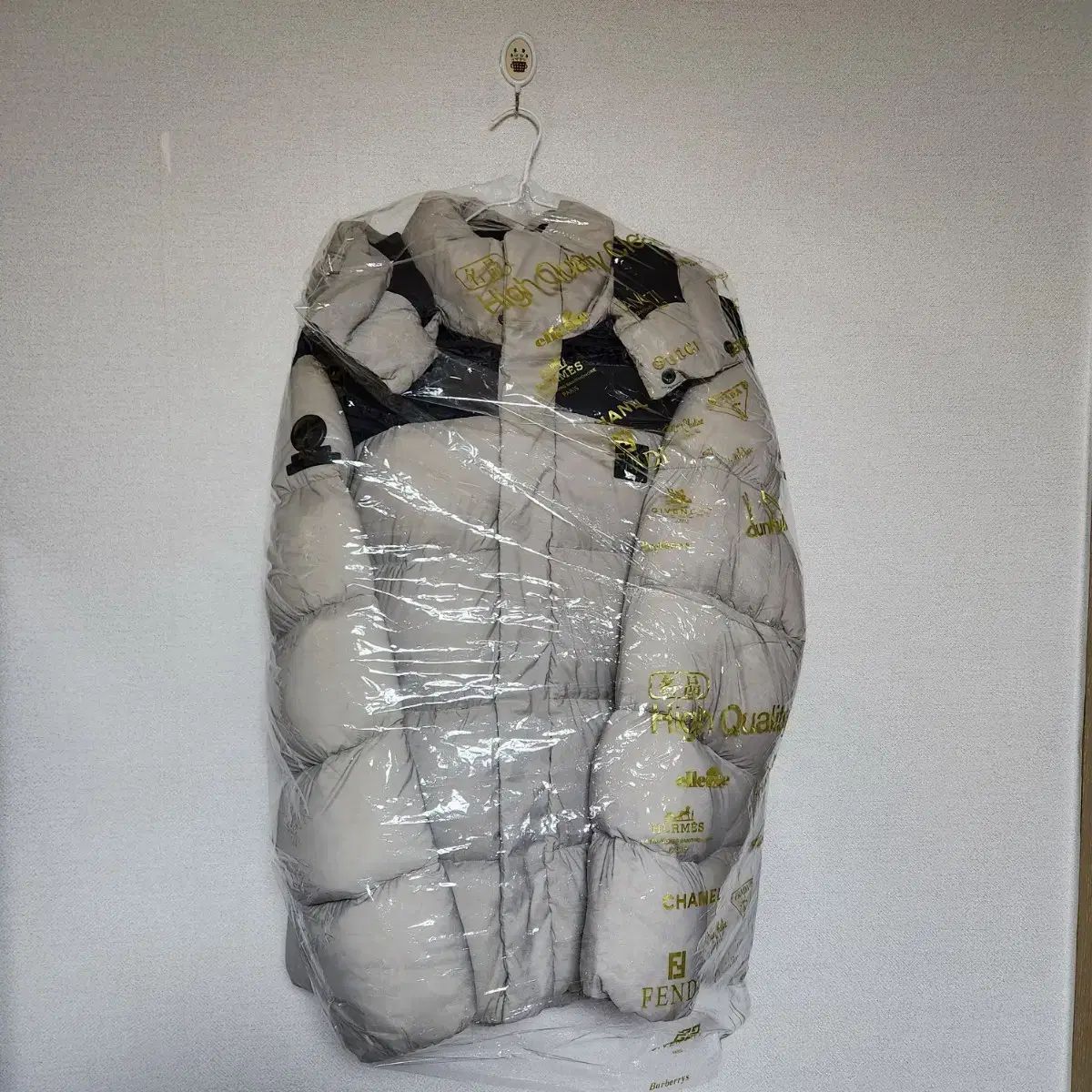 コーロンスポーツ グース ダウン ロング ダウンジャケット メンズ95 クリーニング済