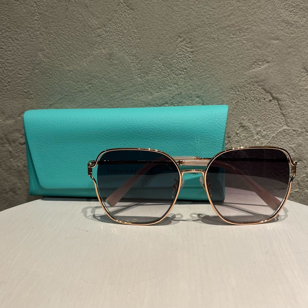 Tiffany＆Co. ティファニーアンドコー Eyeglasses サングラス ゴールド 代官山A06
