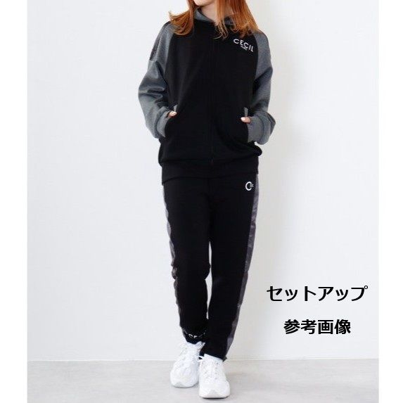 セシルマクビー CECIL McBEE green ダンボールバイ パンツ ﾌﾞﾗｯｸ Mサイズ DECORATOM_COM_BR