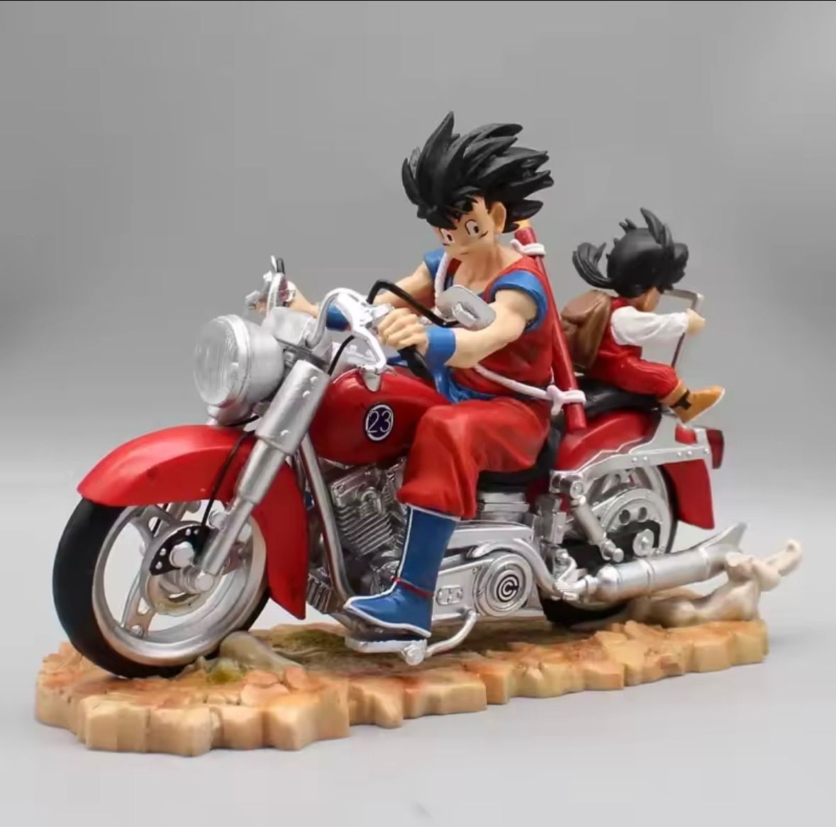 ドラゴンボール 悟空 バイク 21cm （孫悟空(界王拳)展示品