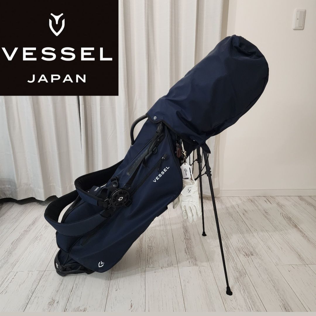 VESSEL ベゼル スタンド式 キャディバッグ 7.5型　ネイビー ✨即日発送✨ベゼル 7.5型キャディバッグ 色:ネイビー - メルカリ