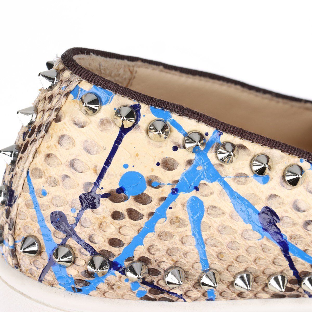 レザー スリッポン