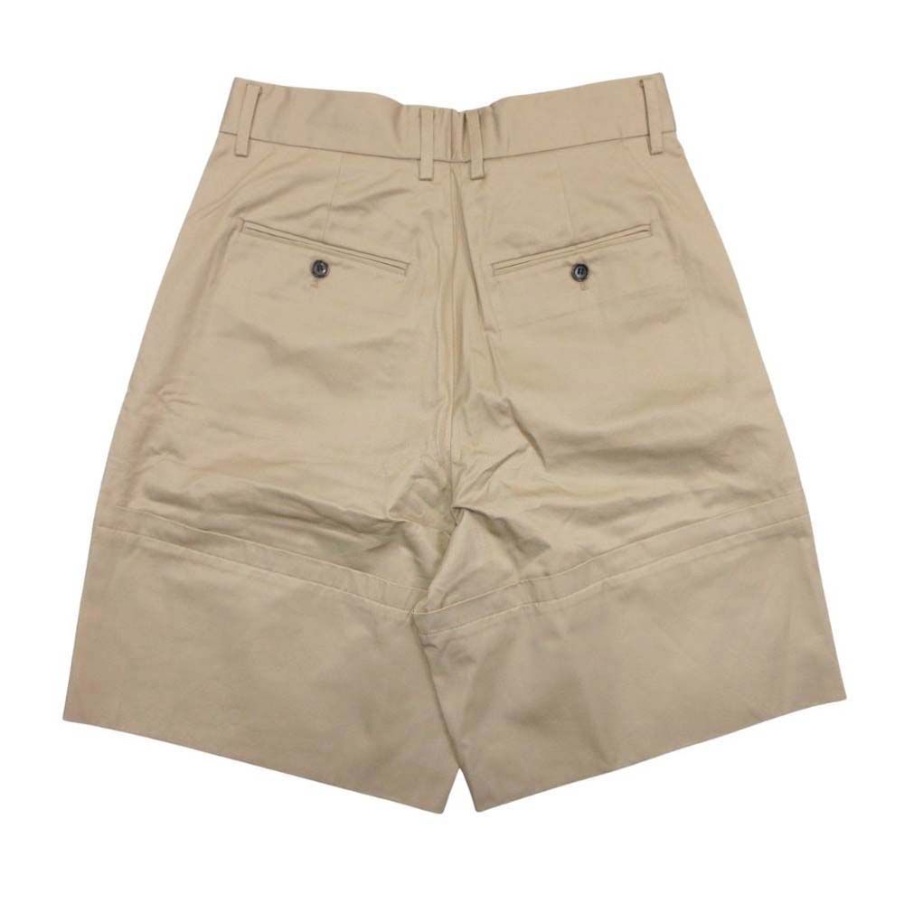 21 ss YUKI ユウキハシモト カーゴショーツ 2タック ワーク ショート ハーフ パンツ 46 ベージュ メンズ 古着