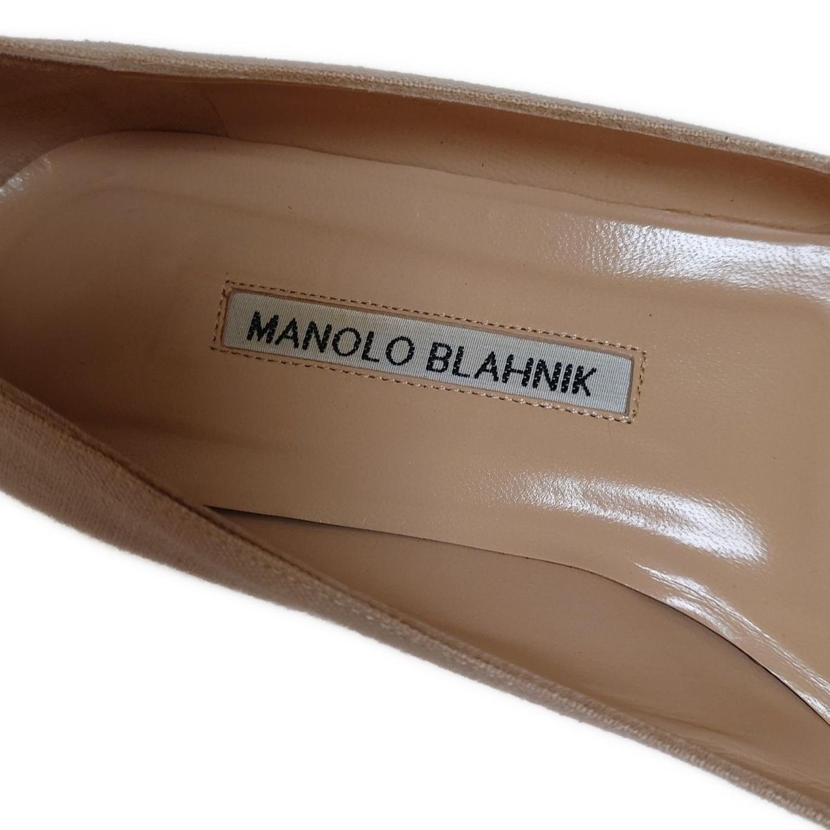 【早い者勝ち】MANOLO BLAHNIK フラットシューズ/38 MANOLO BLAHNIK - MANOLO BLAHNIK(マノロブラニク) フラット
