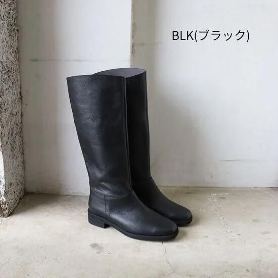 Recipe レシピ ロングブーツ レディース スクエアトウ ジョッキー ファスナー無し 暖かい ブーツ シンプル 可愛い 牛革 ソフト レザー 撥水 軽量 軽い 靴 シューズ おしゃれ 日本製 国産 Made In Japan rp527k