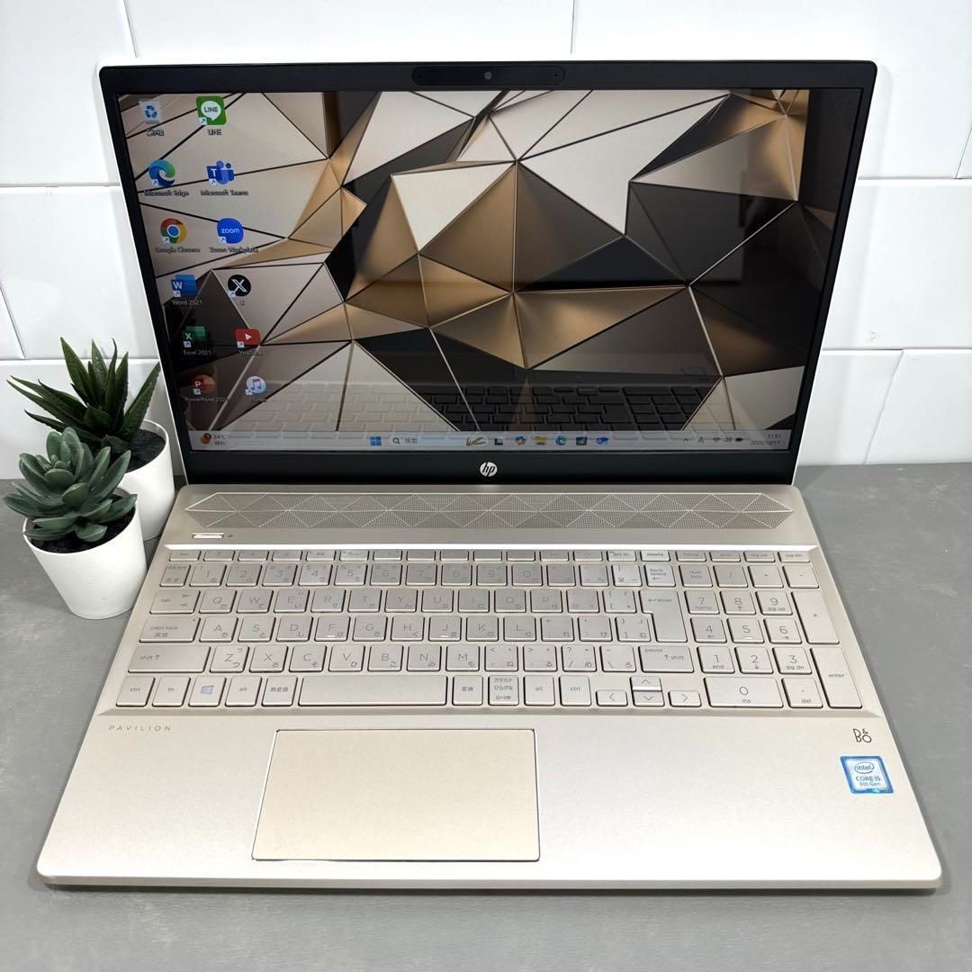 希少】HPセラミックホワイト＆ゴールド☘8世代i5☘NVMe256+1TB