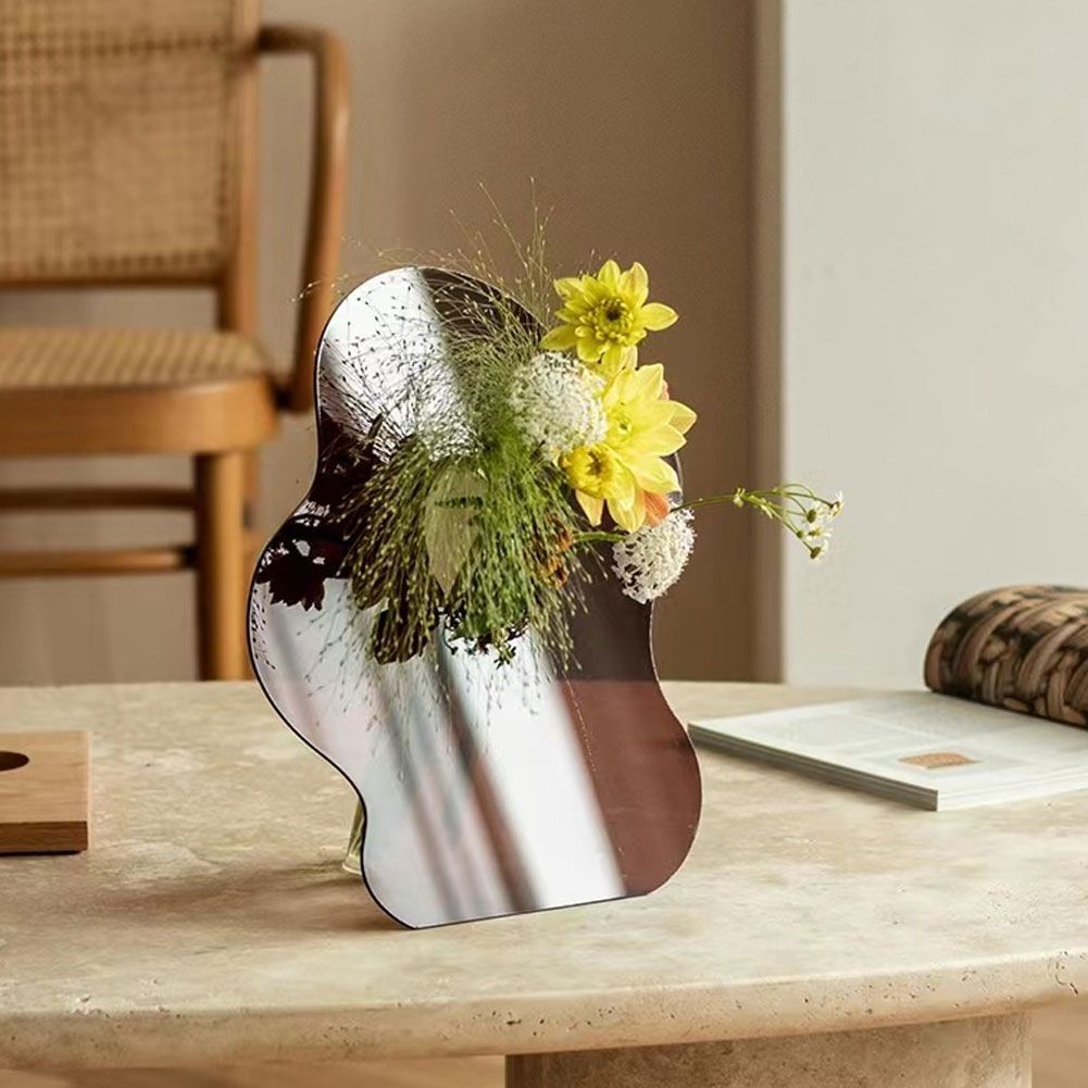 花瓶 花器 フラワーベース 一輪挿し 茶色 インテリア - 花瓶・フラワースタンド