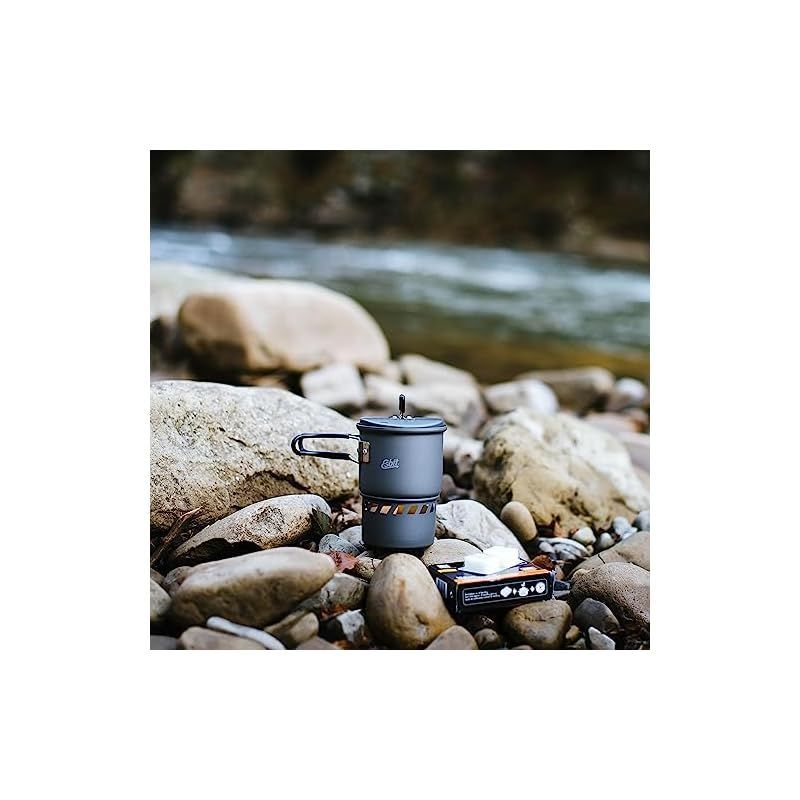 アウトドア用品 エスビット(Esbit) アウトドア ステンレスクックセット 585ml ESCS585ST0 Esbit(エスビット) アルミニウムポット1000ml ESPT1000HA エスビット