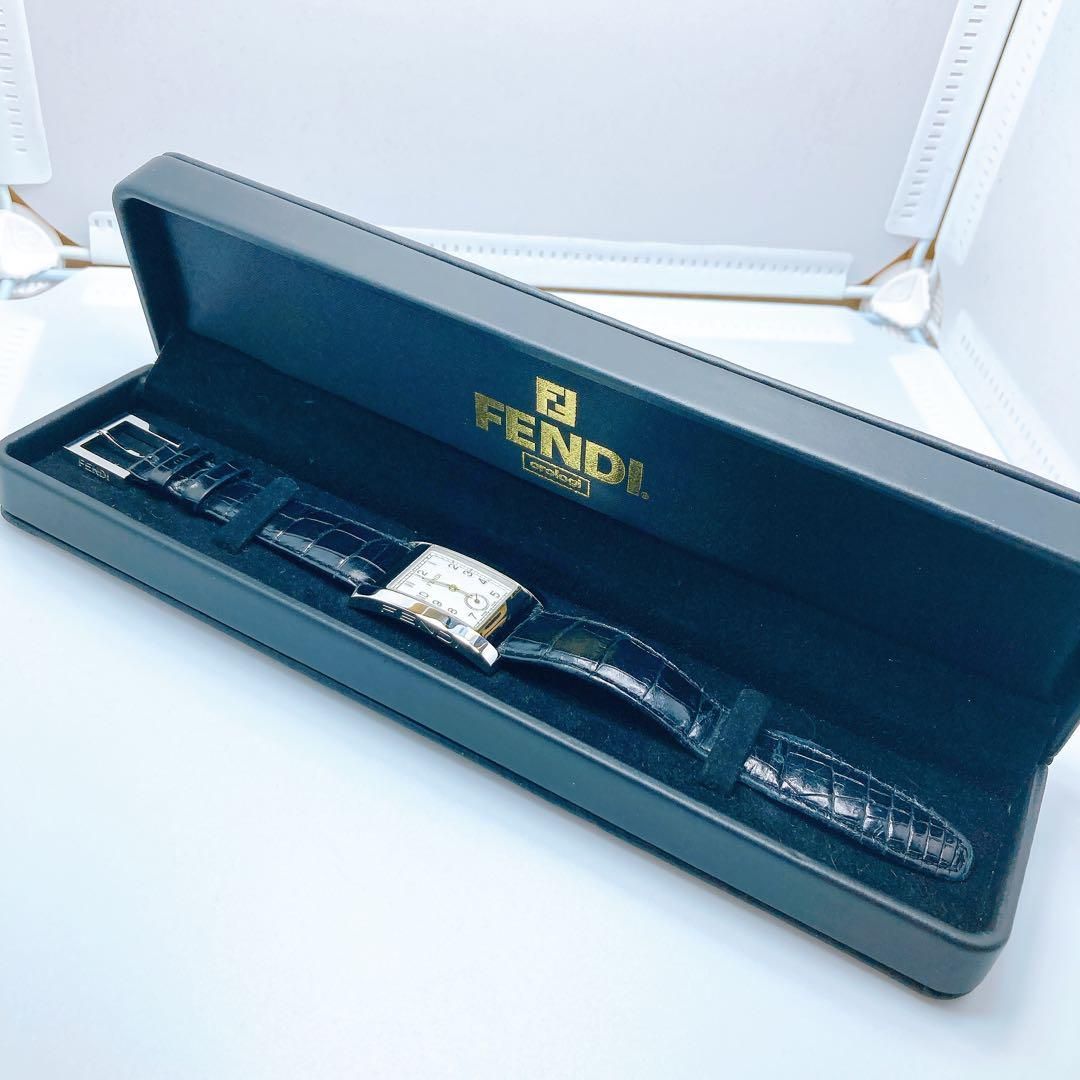 134FENDI フェンディ 7000G スクエア スモセコ 腕時計 Yahoo
