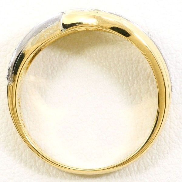 PT900 K18YG リング ring 指輪 11.5号 ダイヤ 0.10 総重量約4.9g