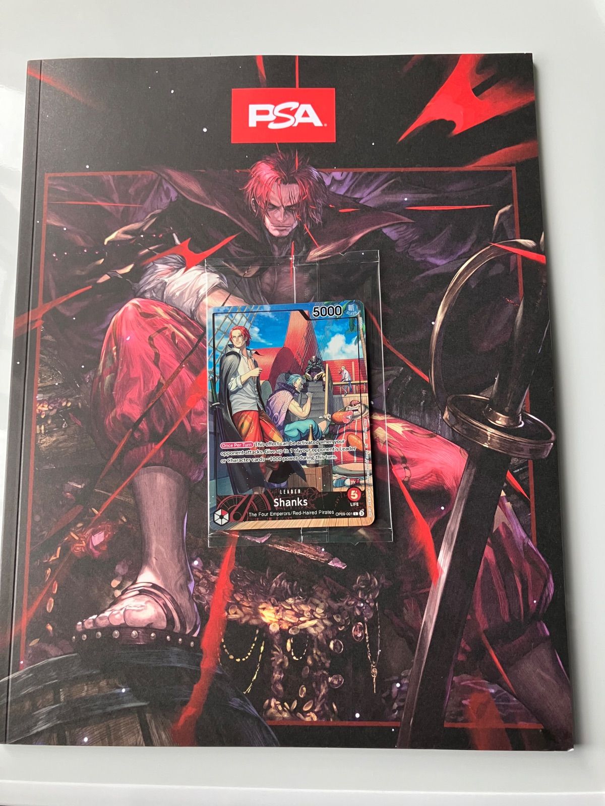 シャンクス L OP09-001 PSAマガジン特典 プロモ