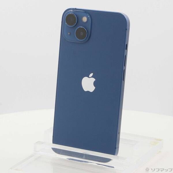 中古品〕 iPhone13 128GB ブルー MLNG3J／A SIMフリー【251】 APPLE